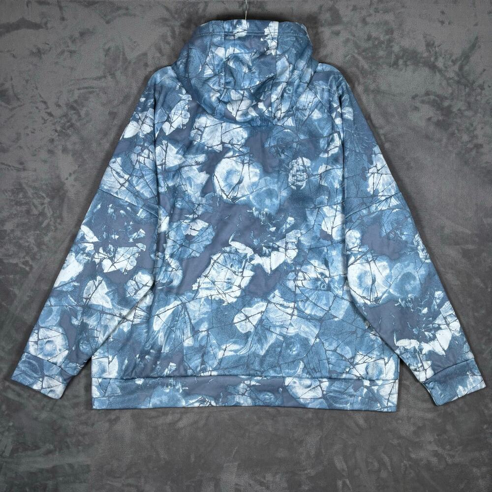 Nike Therma-FIT Pullover Fitness Hoodie Blue Ice Camo Men’s XXL - Picture 4 of 6